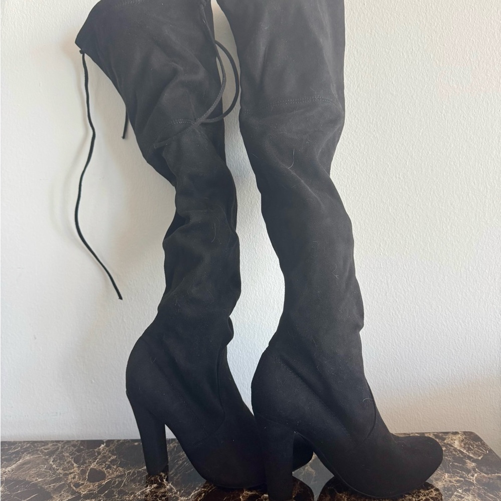 Steve Madden ‘Gorgeous’ Over-the-Knee Boots - Black